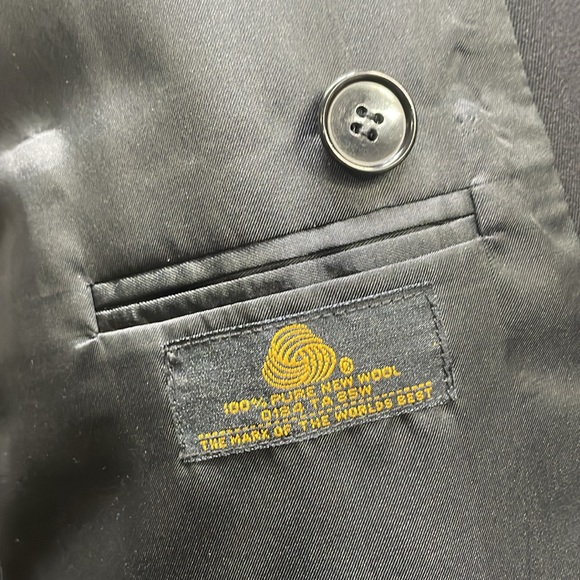 Jean-Paul Germain Men's Black Wool Jacket Blazer - Picture 11 of 14